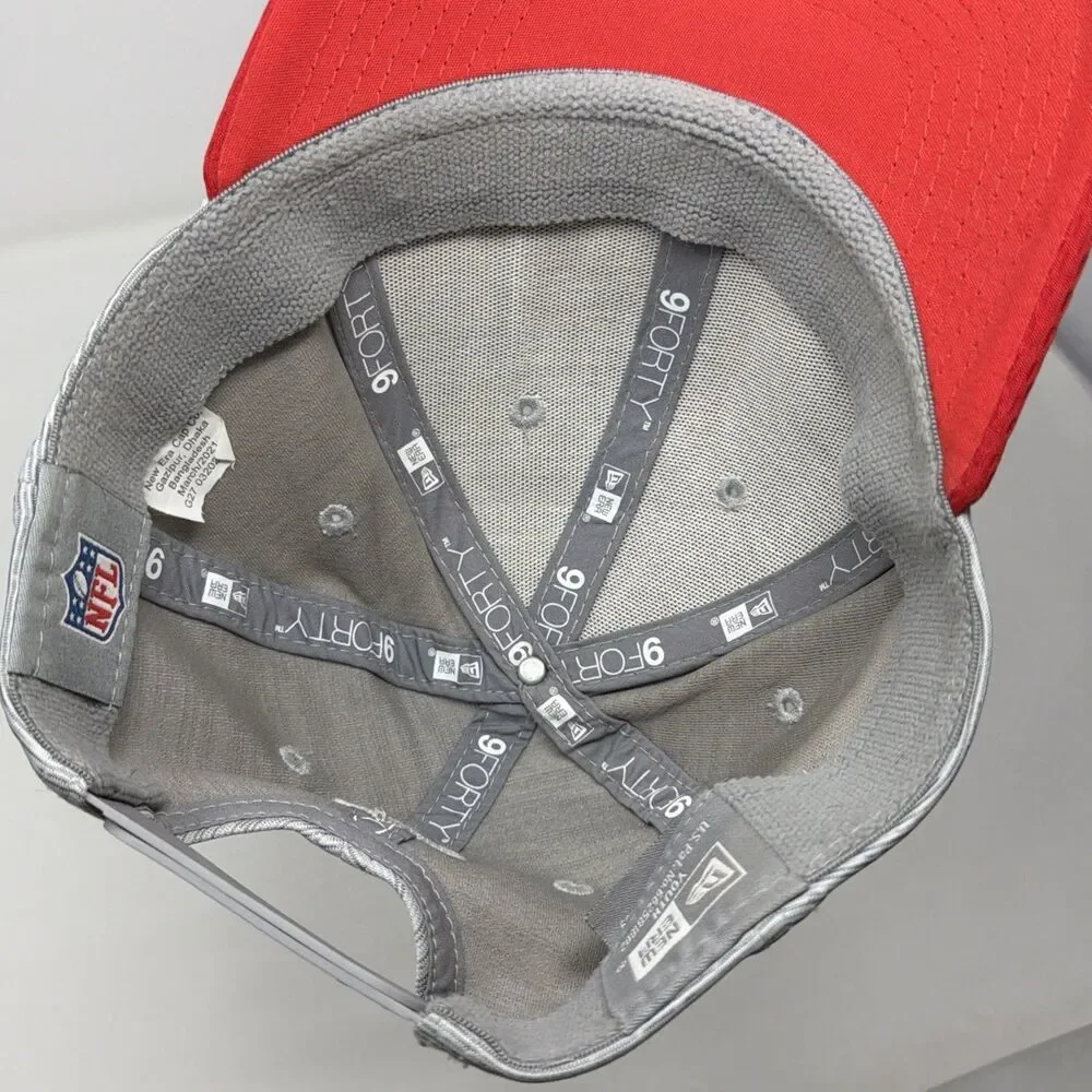 Kansas City Chiefs Youth New Era 9FORTY Gray Red NFL Snapback Hat